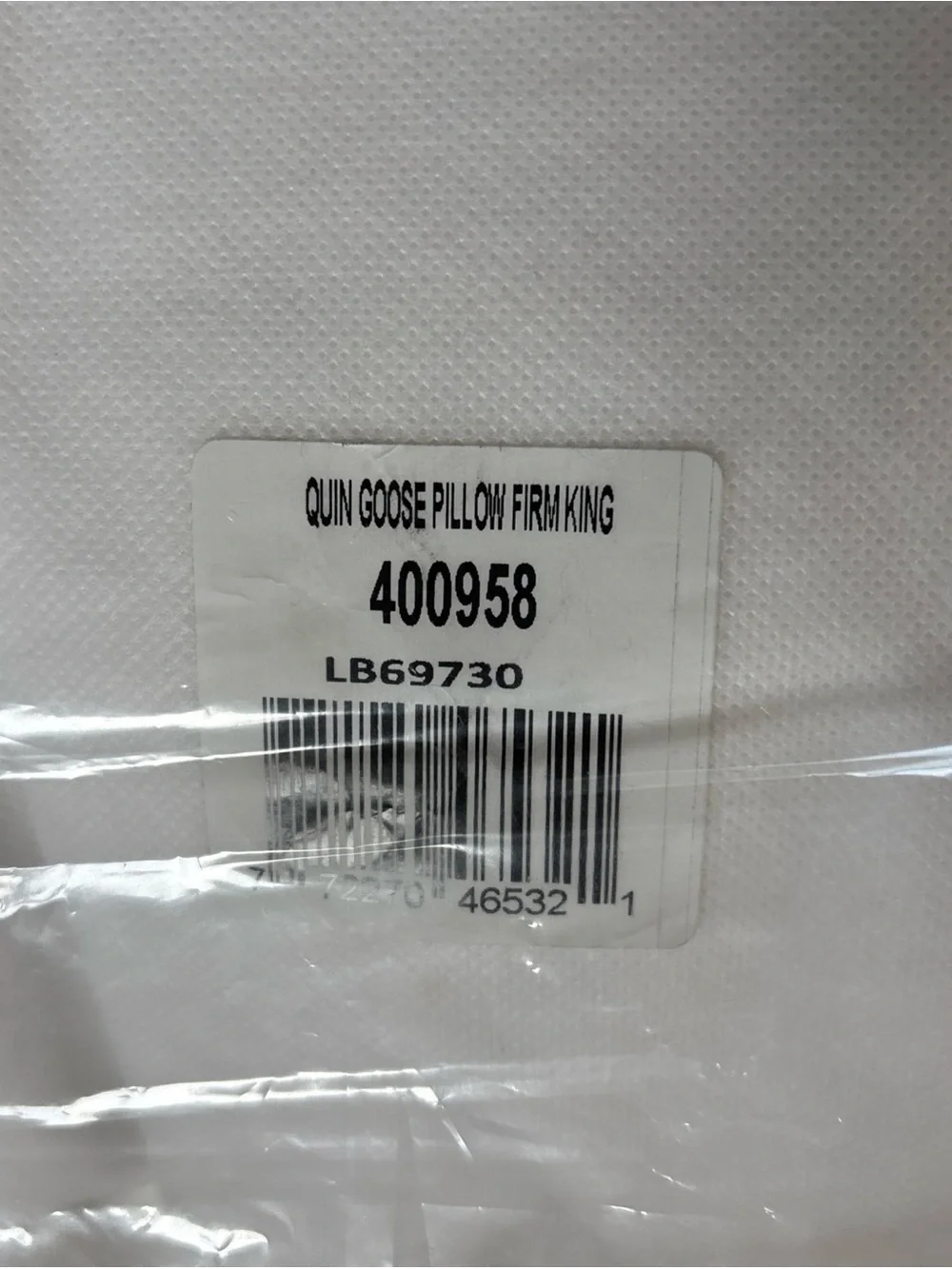Quince LUXE Goose Down King Pillow Firm / Extra Firm